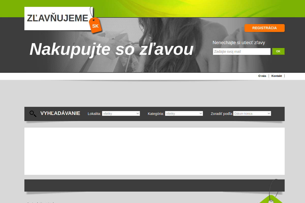 Náhľad e-shopu Zľavňujeme